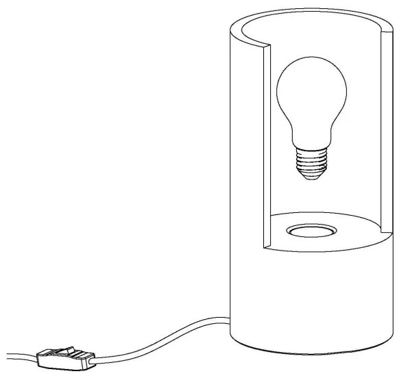 Eglo 49111 - Stolná lampa LYNTON 1xE27/60W/230V