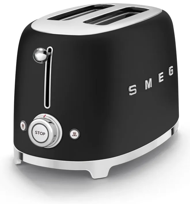 Matne čierny hriankovač Retro Style – SMEG