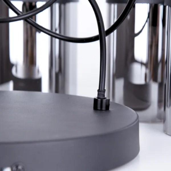 Globo 15707-3HR - Luster na lanku REID 3xE27/15W/230V pr. 27 cm dub