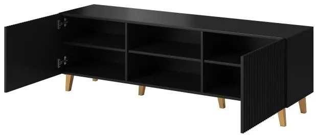 TV stolík Pafos 150 cm čierny
