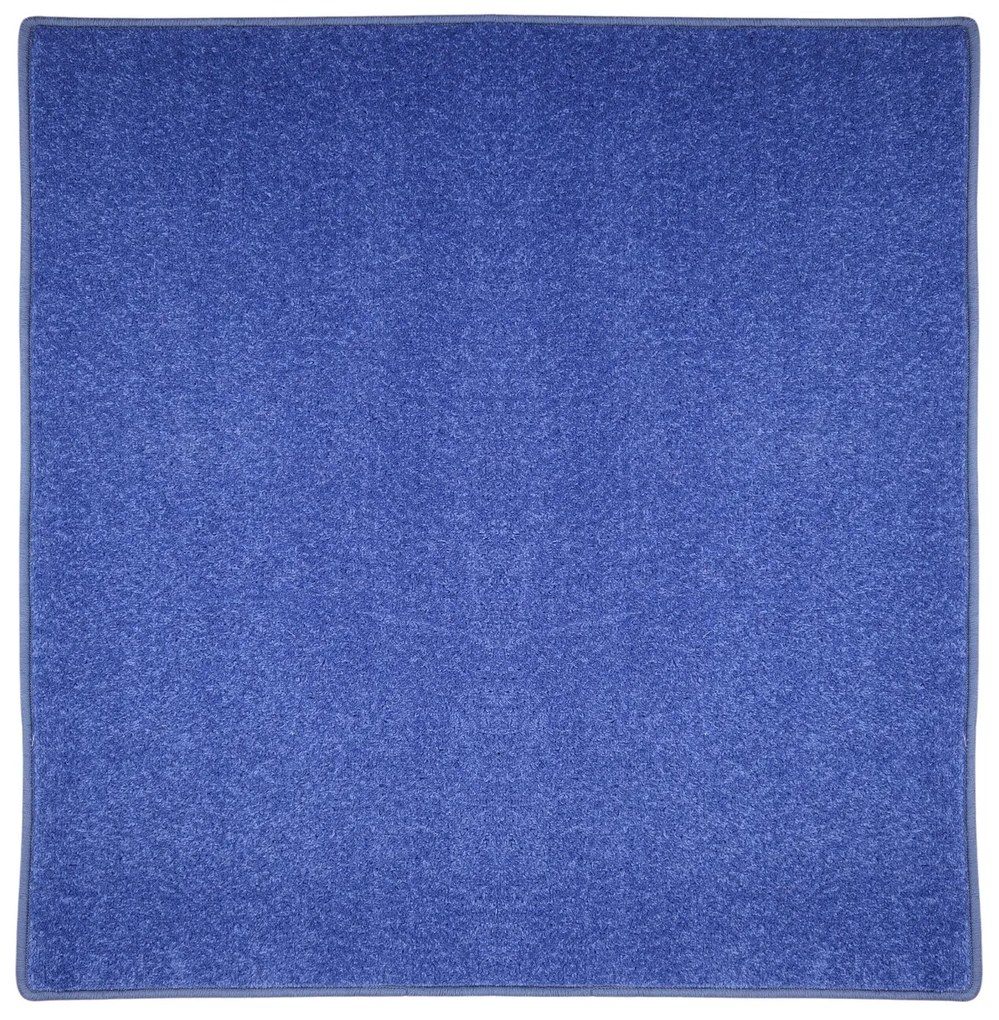 Vopi, Kusový koberec Eton modrý 82 štvorec, 200x200, modrá, obývacia izba