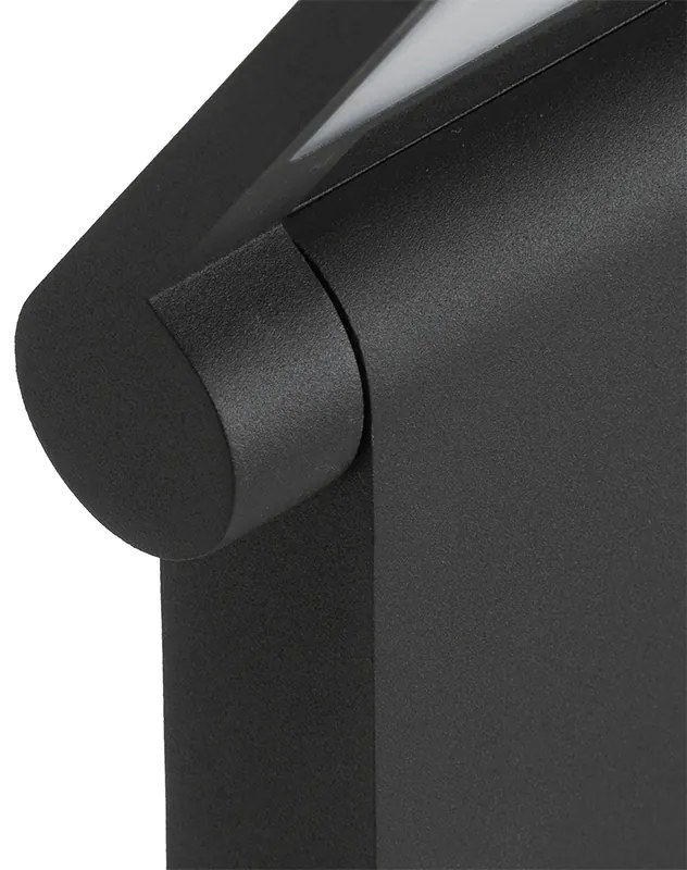 Moderný vonkajší stĺpikový svietidlo antracit 60 cm vrátane LED IP54 - Zane