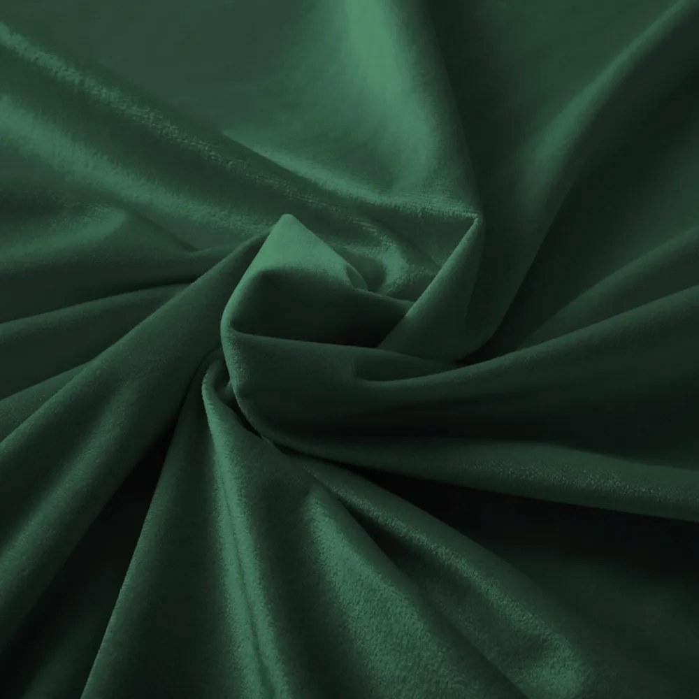 Biante Veľký zamatový okrúhly obrus Velvet Premium SVP-012 Zelený Ø 230 cm