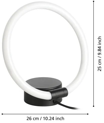 Eglo 900565 - LED Stolná lampa CARANACOA LED/11,5W/230V