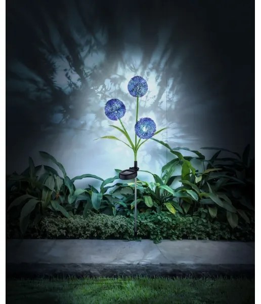 Globo 33599P - LED Solárne svietidlo SOLAR 3xLED/0,06W/3V 5000K IP44 fialová