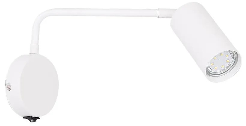 Biele kovové nástenné svietidlo Tina - Candellux Lighting