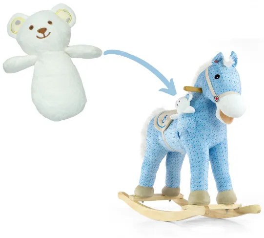 Hojdací koník Pony modrý
