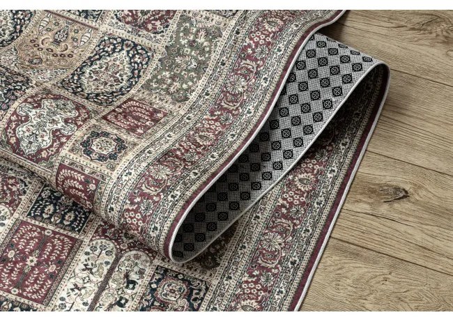 Protišmykový behúň LOTUS CASSETTES 39980 béžový / červený - Výpredaj