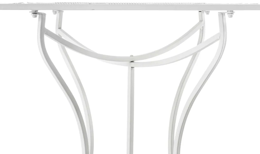 Kovový stôl GS19599 - Biela