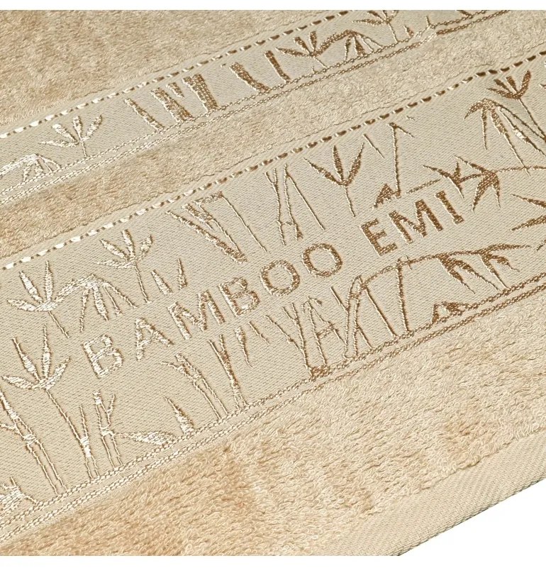 Uterák bamboo svetlohnedý 50x100 cm EMI