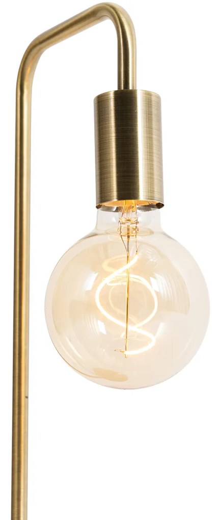 Moderná stolná lampa bronzová - Facil
