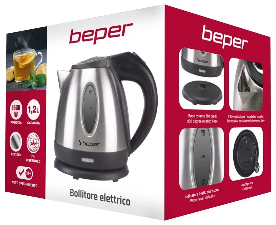 Beper P101BOL001 rýchlovarná kanvica 1,2 l