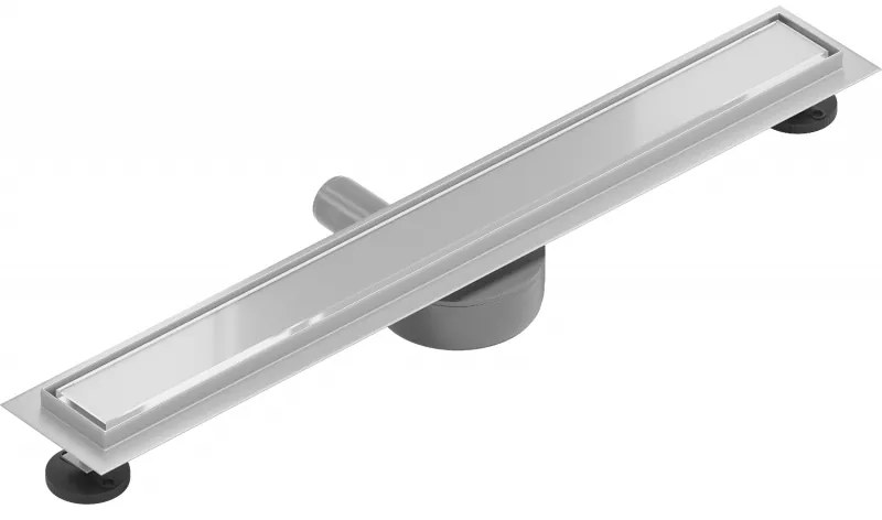 Mexen Flat 360 ° MGW rotačný lineárny odtok 50 cm biele sklo - 1027050-40