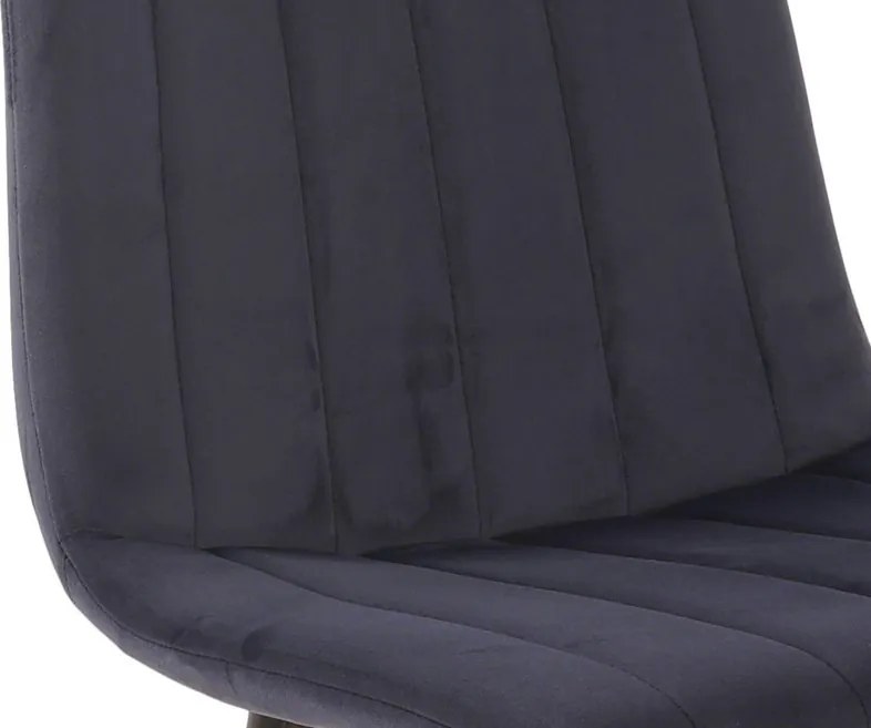 Jedálenská stolička Harry, tmavo modrá látka