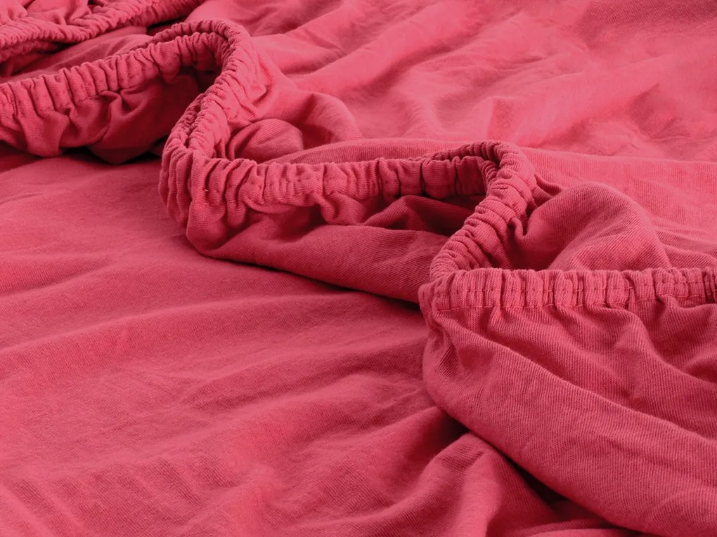 XPOSE® Jersey plachta Exclusive - malinová 120x200 cm