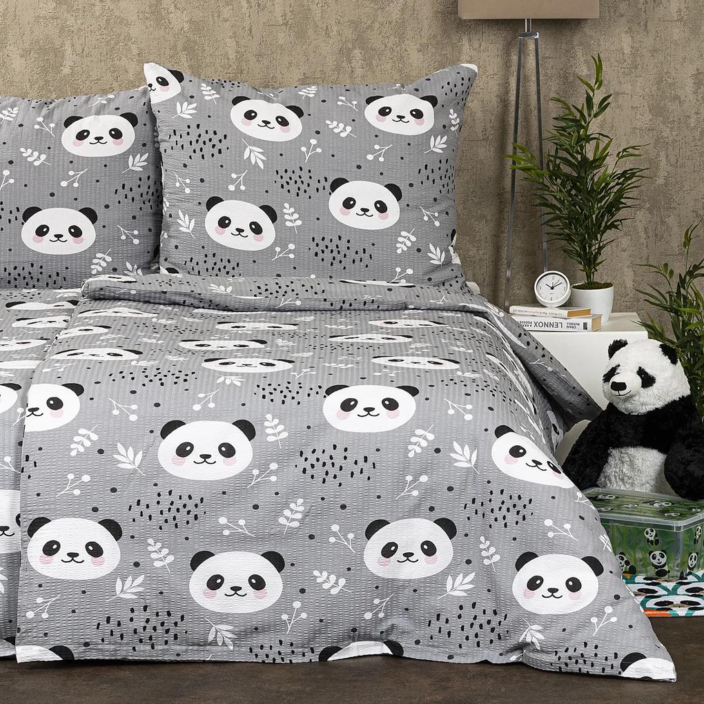 4Home Krepové obliečky Nordic Panda