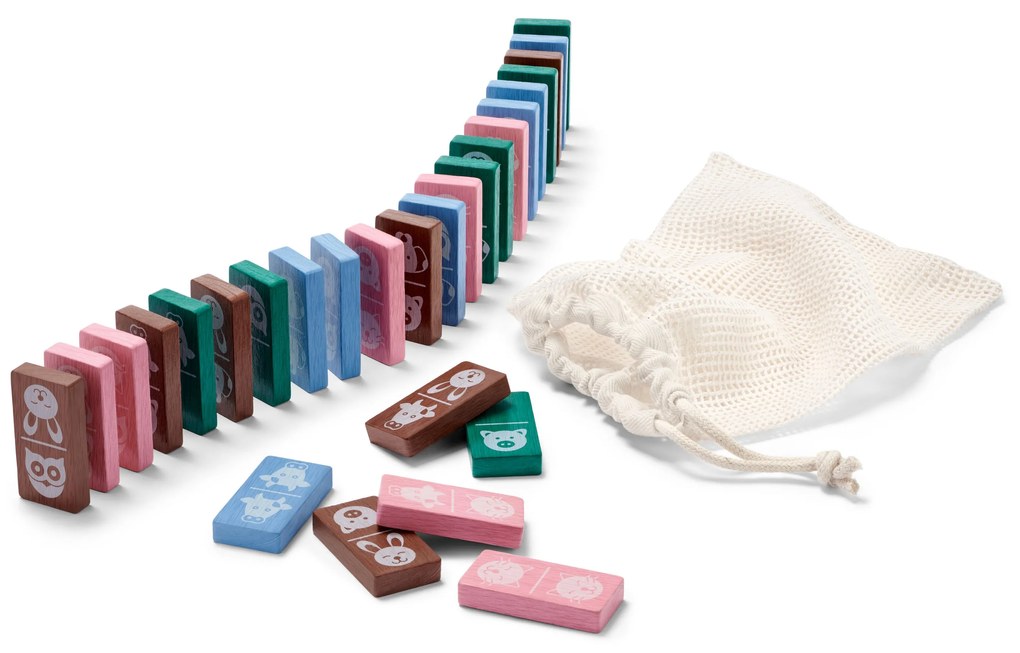 Domino so zvieracími motívmi