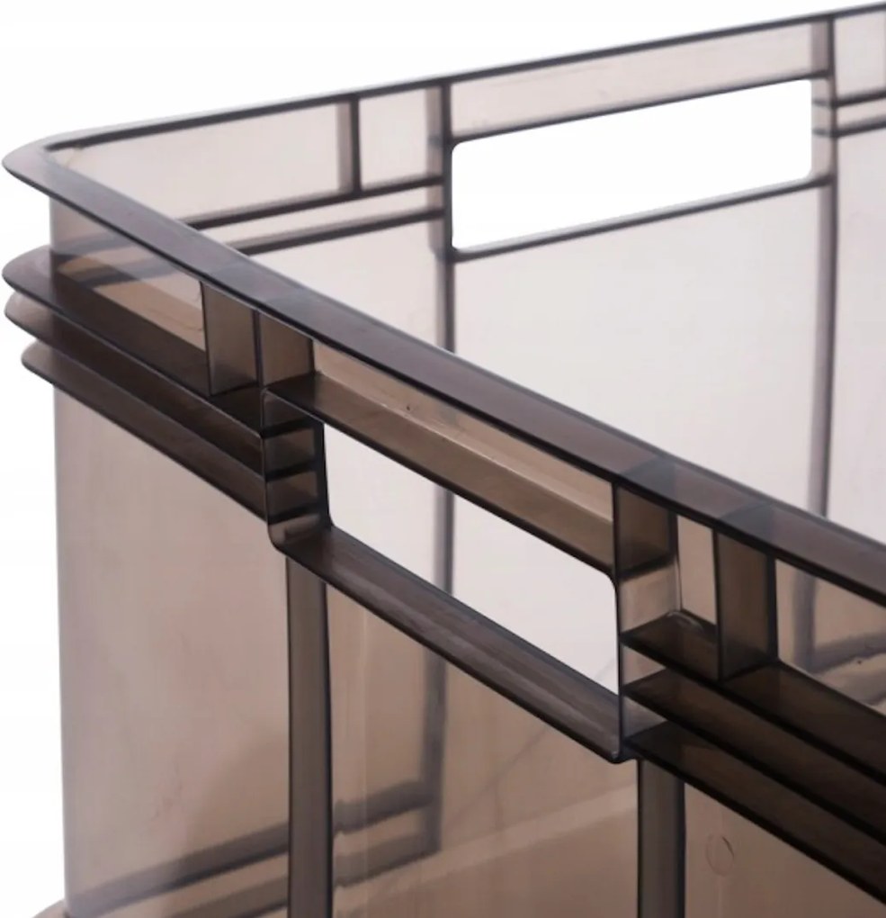 Keeeper Úložný box pre domácnosť aj dielňu, BRUNO XXL, 54L, 52 x 43 x 28 cm, dymový