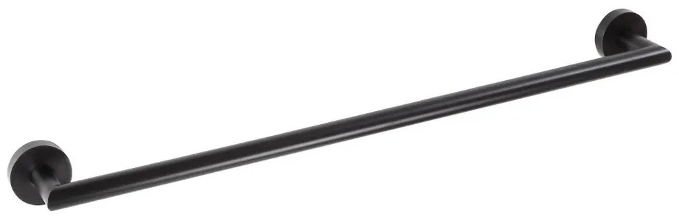 Sapho Sapho, X-ROUND BLACK držiak uterákov 600x65mm, čierna matná, XR404B