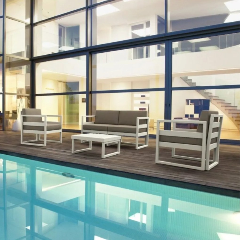 MYKONOS záhradný set white