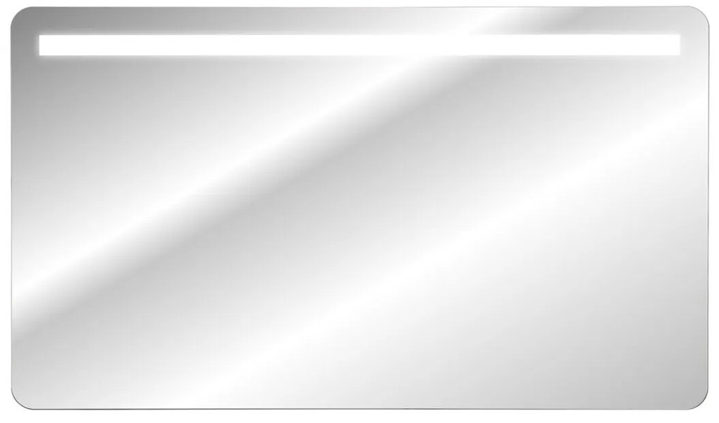 Kúpeľňové zrkadlo s LED osvetlením Bianca 120 cm biele