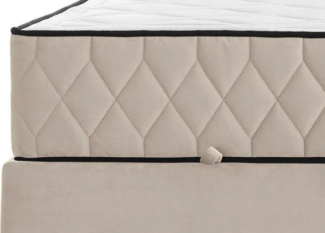 Posteľ Reve 180x200 cm, krémová látka