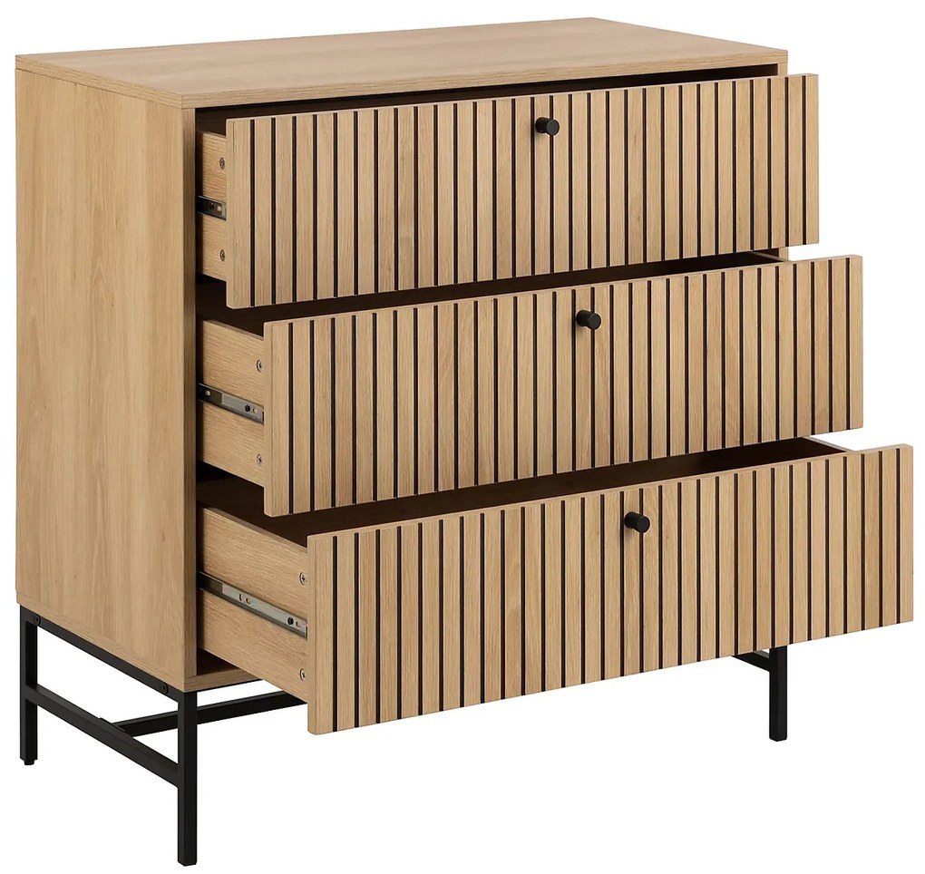 Komoda Albany 80 cm dub přírodní II