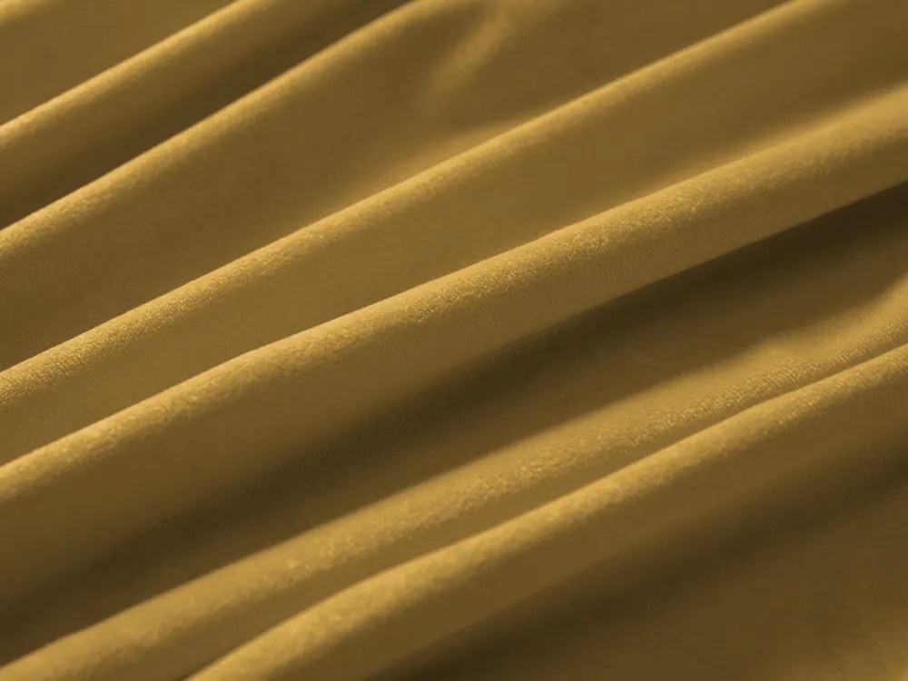 Biante Zamatový záves SV-009 Okrový 140x240 cm