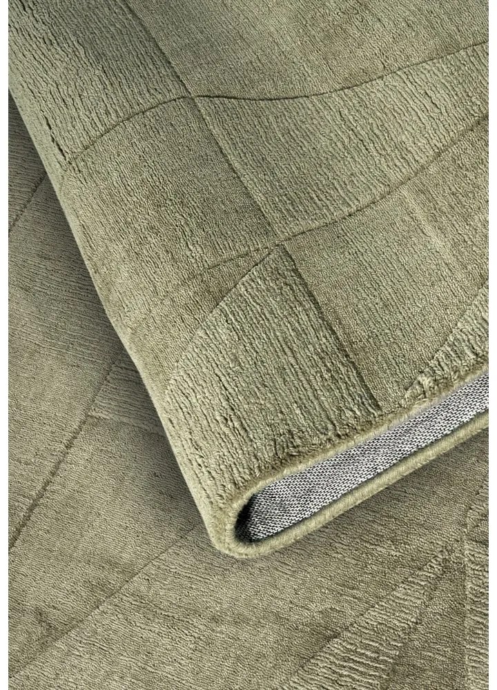 Zelený ručne tkaný vlnený behúň 80x250 cm Ursule – Villeroy&amp;Boch