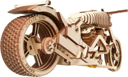 Ugears 3D mechanické puzzle Motorka 189 ks