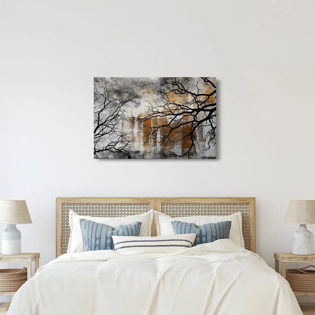 Obraz - Siluety stromov (90x60 cm)