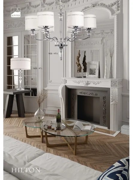 Jupiter 1426- Luster na reťazi HILTON 6xE27/60W/230V