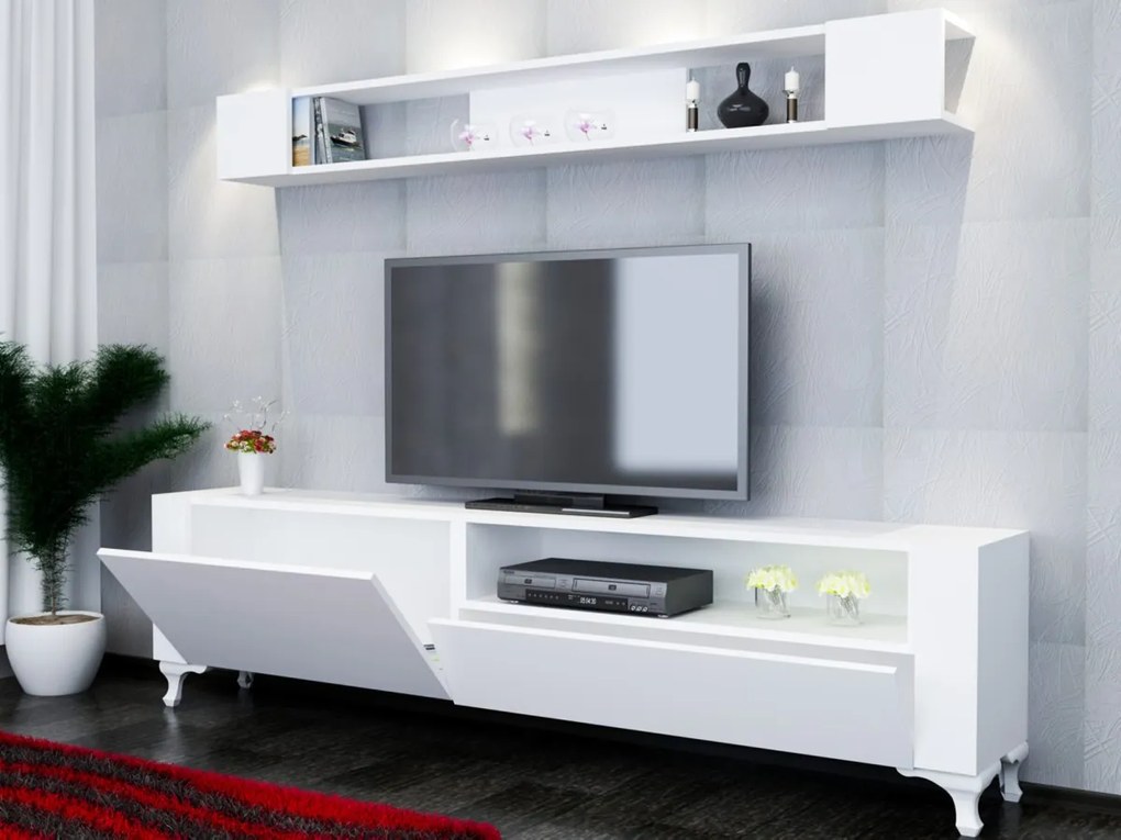 Obývacia stena KAR 180 cm biela