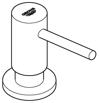 GROHE 40535000 - Dávkovač mydla COSMOPOLITAN 500 ml lesklý chróm