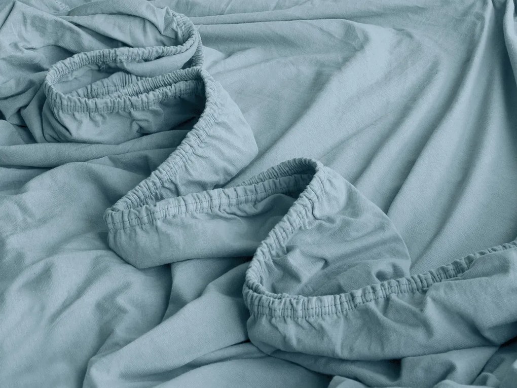 XPOSE® Jersey plachta Exclusive - svetlo modrá 180x200 cm