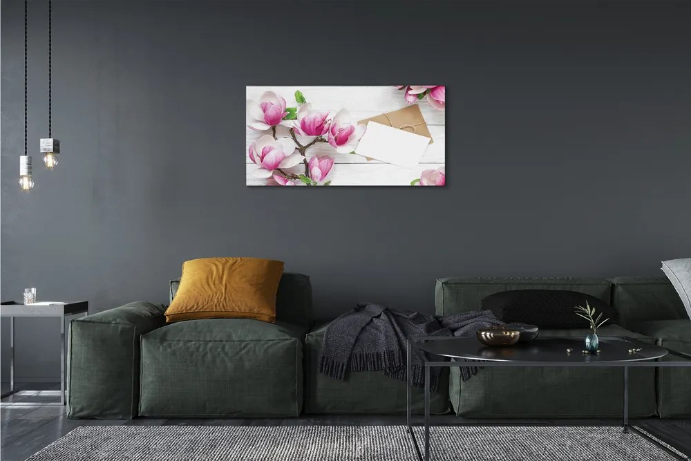 Obraz canvas Magnolia dosky 100x50 cm