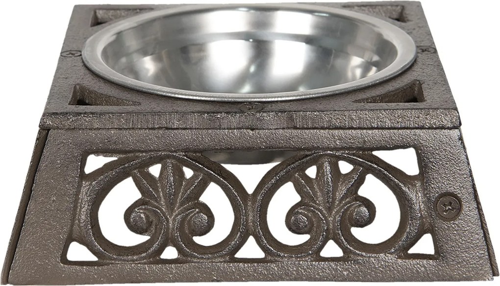 Miska v kovovom stojane - 18*18*6 cm / 0,3L