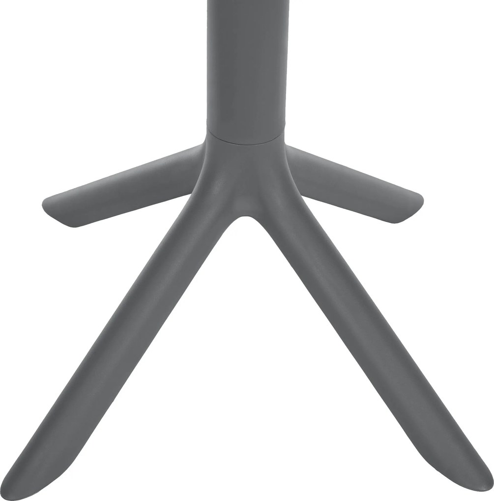 Stôl Nuvela 60x60 cm - tmavosivá