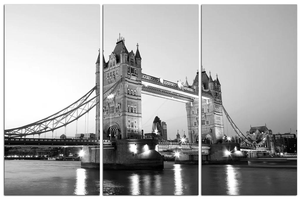 Obraz na plátne - Tower Bridge 130ČB (105x70 cm)