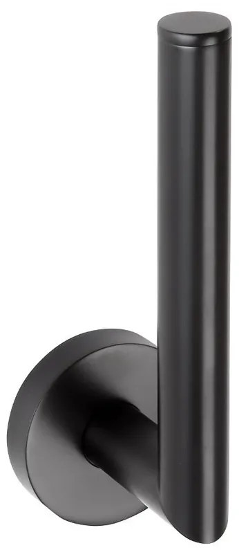 Sapho Sapho, X-ROUND BLACK držiak toaletného papiera rezervný, čierna, XR701B