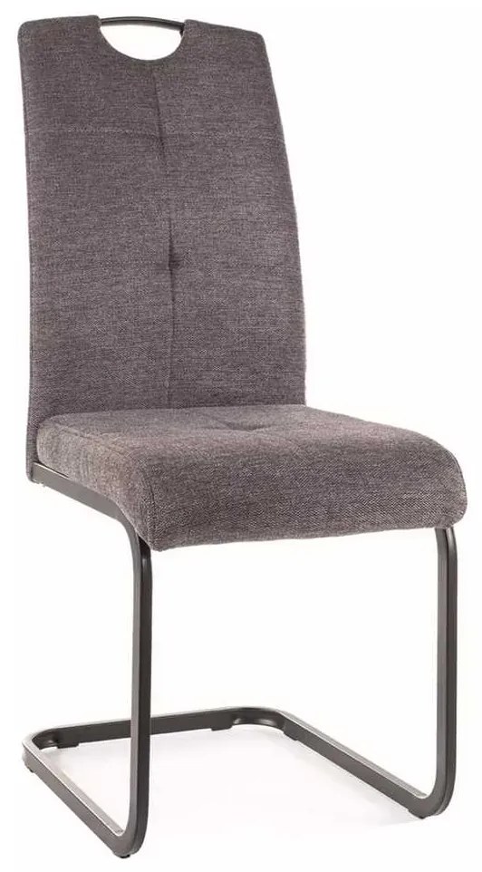 Jedálenská stolička Axo II, tmavo sivá