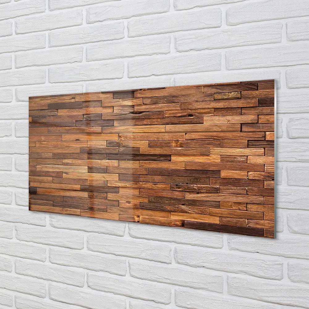 Sklenený obklad do kuchyne Drevené panely dosky 120x60 cm