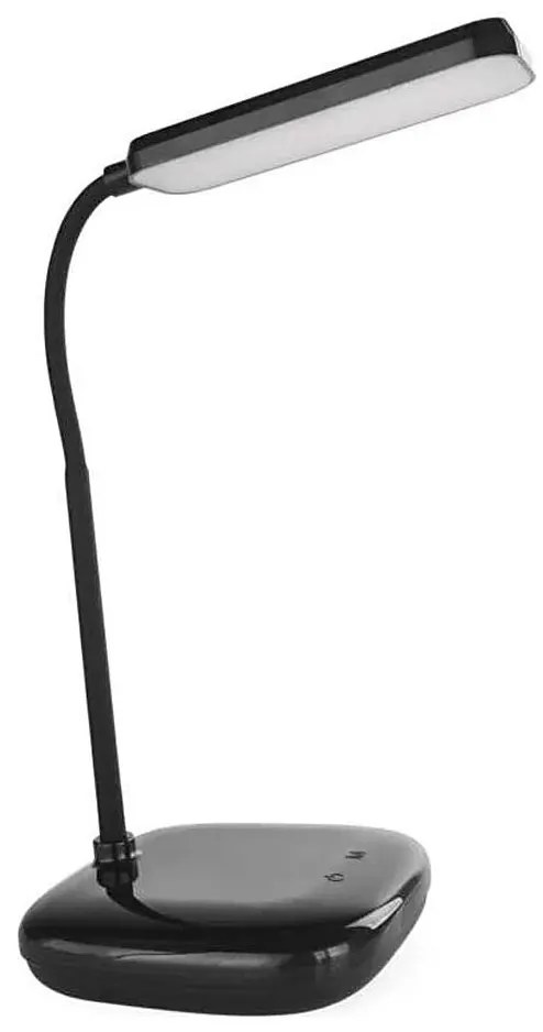 LED Stmievateľná flexibilná stolná lampa LED/12W/230V 3000K/4000K/6500K čierna