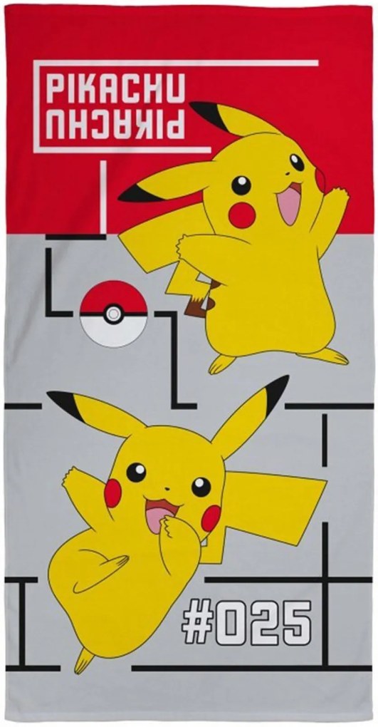 Plážová osuška Pokémon Pikachu