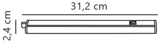 Nordlux - LED svietidlo pod kuchynskú linku LATONA LED/4W/230V 3000/4000K