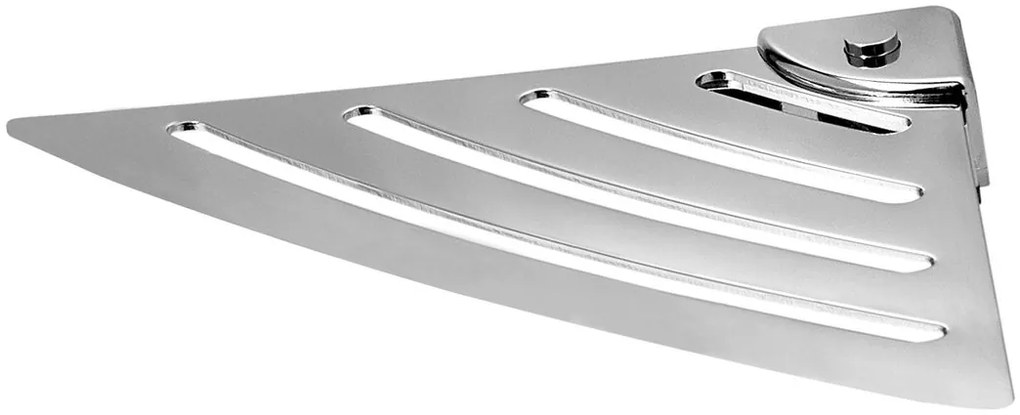 Gedy Gedy, Rohová polica, 178x178 mm, ABS/lestená nerez, ES80