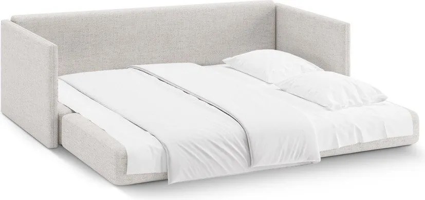 Béžová ženilková rozkladacia pohovka 209 cm Shannon – Cosmopolitan Design