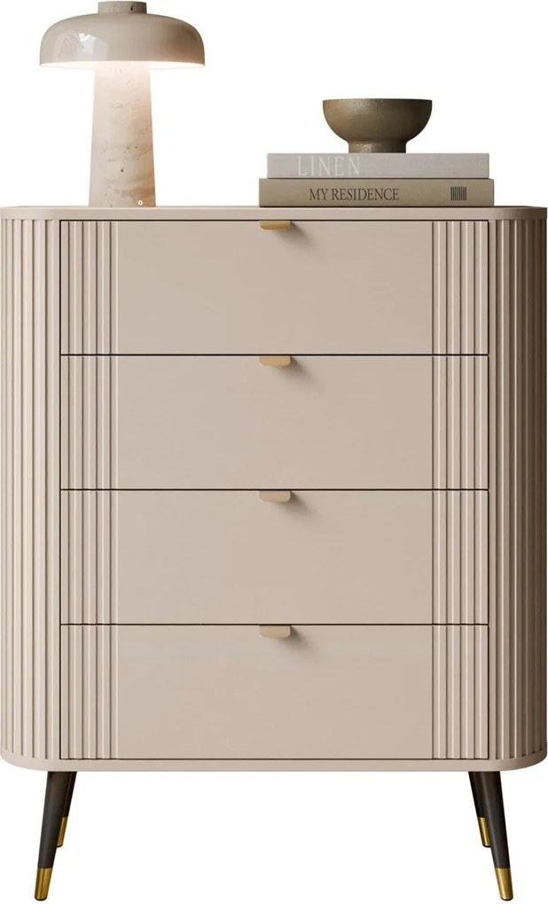 Moderná komoda KEMAL kašmír 78 cm