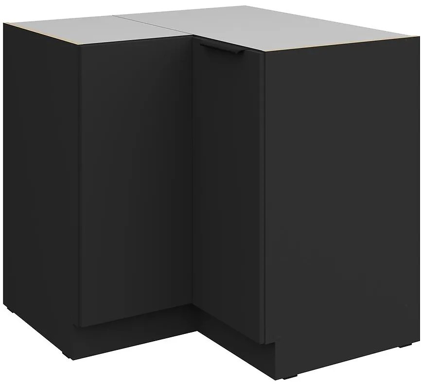 Kuchynská skrinka Aria-Bl/Bl Anti Fingerprint 90x90 Dn 2f Bb