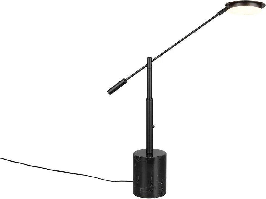 Čierna LED stolová lampa (výška 65 cm) Fiore – Trio Select